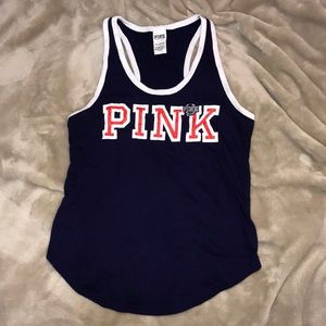 VS Pink Racerback Tank Size S